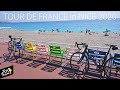 Tour de france in nice 2020  wild camping vanlife and cycling holiday  commercial caravane tdf