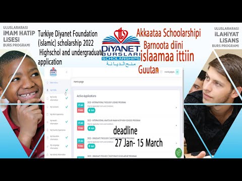 Application for Turkey Diyanet (islamic)  Scholarship 2022 - İmam Hatip and theology Fully Funded