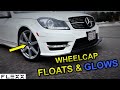 Floating Mercedes Wheels Caps like a Rolls Royce!