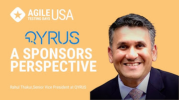 Qyrus about their experience as Gold Sponsor at AgileTD USA