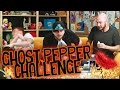 THE GHOST PEPPER SHOCK CHALLENGE! /w Sky, Red, and James