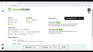 How to create Java Spring Boot Application using Spring Initializr - No talk only code : )