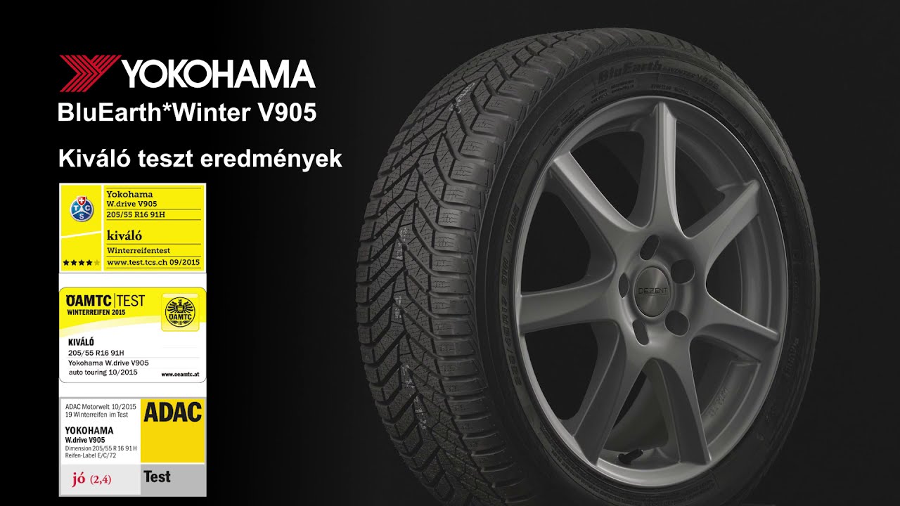 Yokohama BluEarth-Winter V905 ár, teszt, vélemények » | Autoreifen