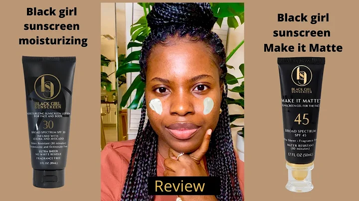 Watch this before you buy: Black Girl Sunscreen Moisturizing vs Make it Matte Review ⎸On oily Skin - DayDayNews