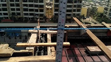 How to check slab and beam level for concrete casting