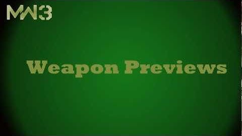 MW3 Guns SPAS 12(MW3 Weapons previews Part 6 )