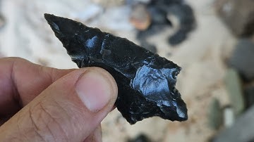 1517 - Vandenberg Point - Obsidian/ Dacite Flintknapping at the Knap-in