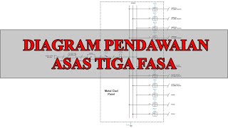 How to Draw a Three Phase Basic Wiring Diagram using Autocad Electrical 2018 | Minimum Protection