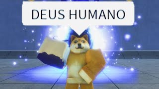 ROBLOX Uma Experiência Blox Fruits (GODHUMAN)