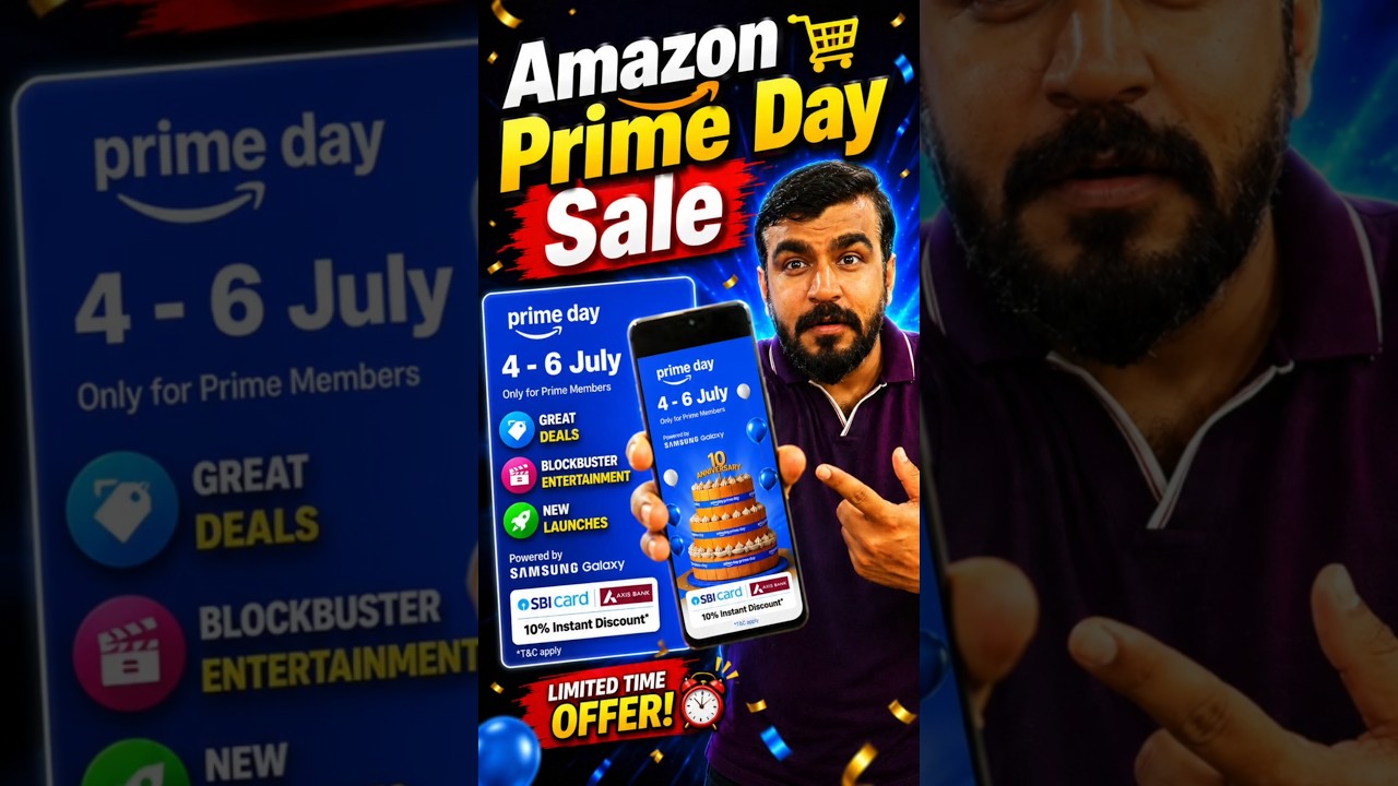 Amazon Prime Day Sale LIVE ! Big Discount #Shorts #ShortsVideo #ShortsFeed #AmazonSale #FlipkartSale