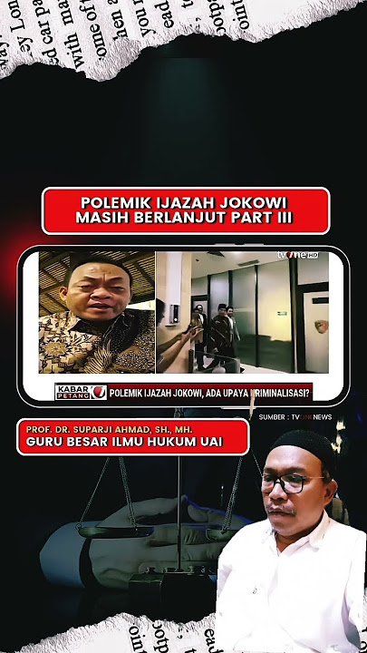 Polemik Ikazah palsu masih berjilid jilid #shortvideo #beritaterkini #prideprabowogibran