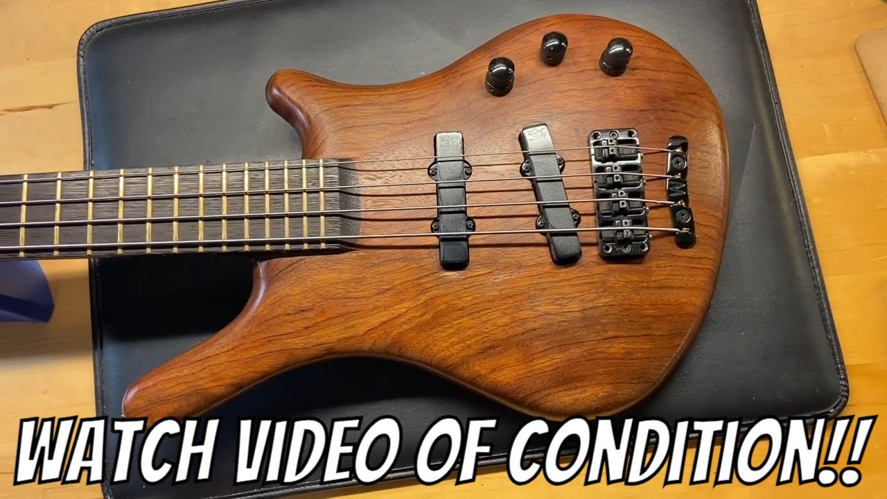 Warwick Thumb Bass BO 4弦 1994年製 1994 Warwick Thumb Neck Thru NT 4 String Bass - YouTube