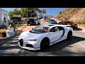 The hypercars invasion in marbella is insane 2x chiron super sport sian roadster monza sp2