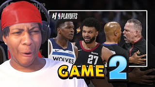 Lvgit Reacts To  TIMBERWOLVES vs NUGGETS - Full Game 2 Highlights | May 6, 2024 | NBA Playoffs