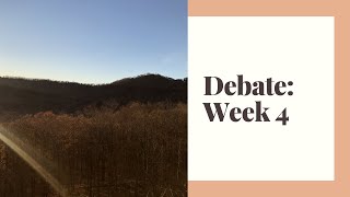 [Virtual Learning] Debate Week 4: Finding Your Legislation