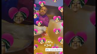 😛#Mini 🥮 #cinnabon #firsttry #good #foodie #sweet #applebees #family www.pambiehome.com 🏡☀️