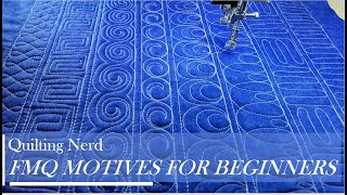 You want to start quilting? – start with those free motion quilting motives perfect for beginners