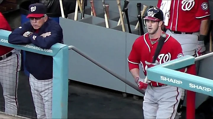 Bryce Harper MLB Debut 1st At-Bat 4-28-12 Whole Thing