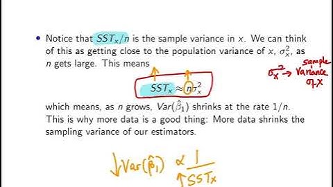 2.5b2 Variantie van OLS-schatters Deel 2