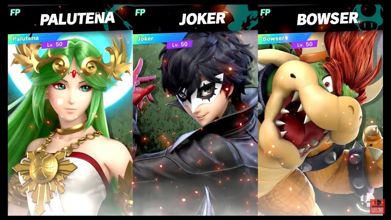 Super Smash Bros Ultimate Amiibo Fights – 11pm Finals Palutena vs Joker ...