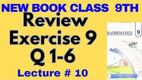Class 9 Math New Book 2025 | Chapter 9 Similar Figures | Review Exercise 9 Questions 1-6