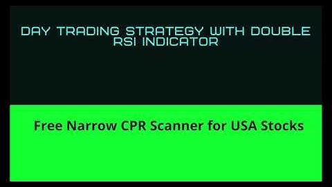 The Perfect Leading Indicator | double rsi scalping strategy | High Win percentage