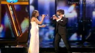 EUROVISION 2009 SLOVAKIA - KAMIL MIKULČÍK & NELA POCISKOVÁ LEŤ TMOU  -HQ STEREO