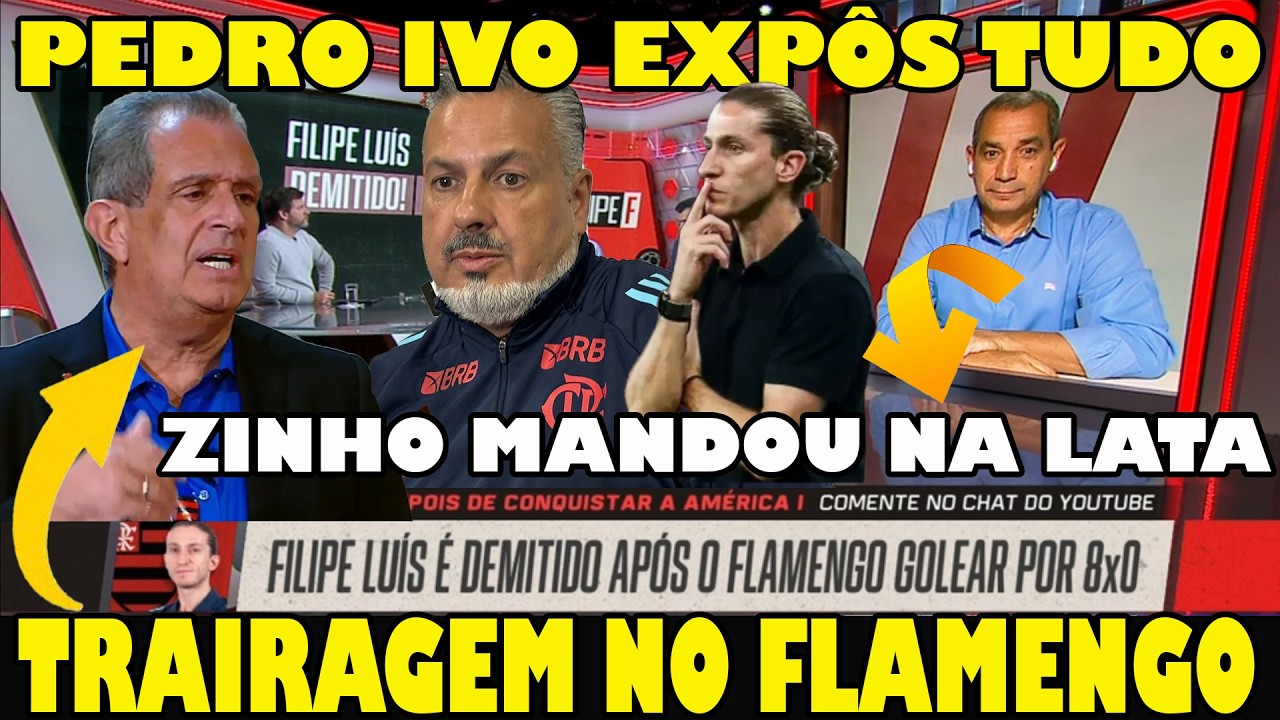 TRAIRAGEM NO FLAMENGO ! ZINHO RASGOU O VERBO ! PEDRO IVO EXPÔS TUDO E ZÉ ELIAS ESCULACHOU GERAL🫣