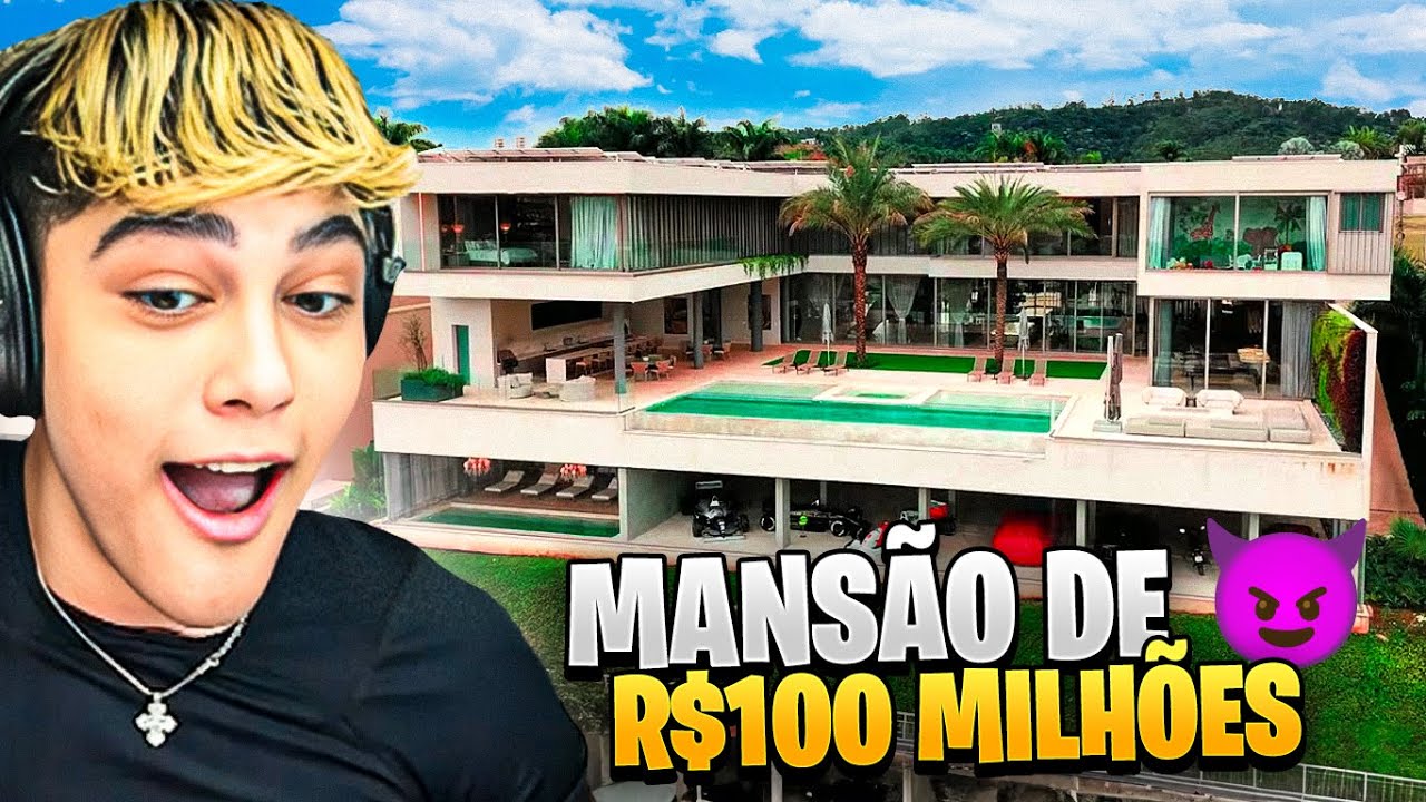 A MANSÃO PERFEITA PRA QUEM TEM AM4NTE! - REACT MANSÃO DE R$100 MILHÕES!