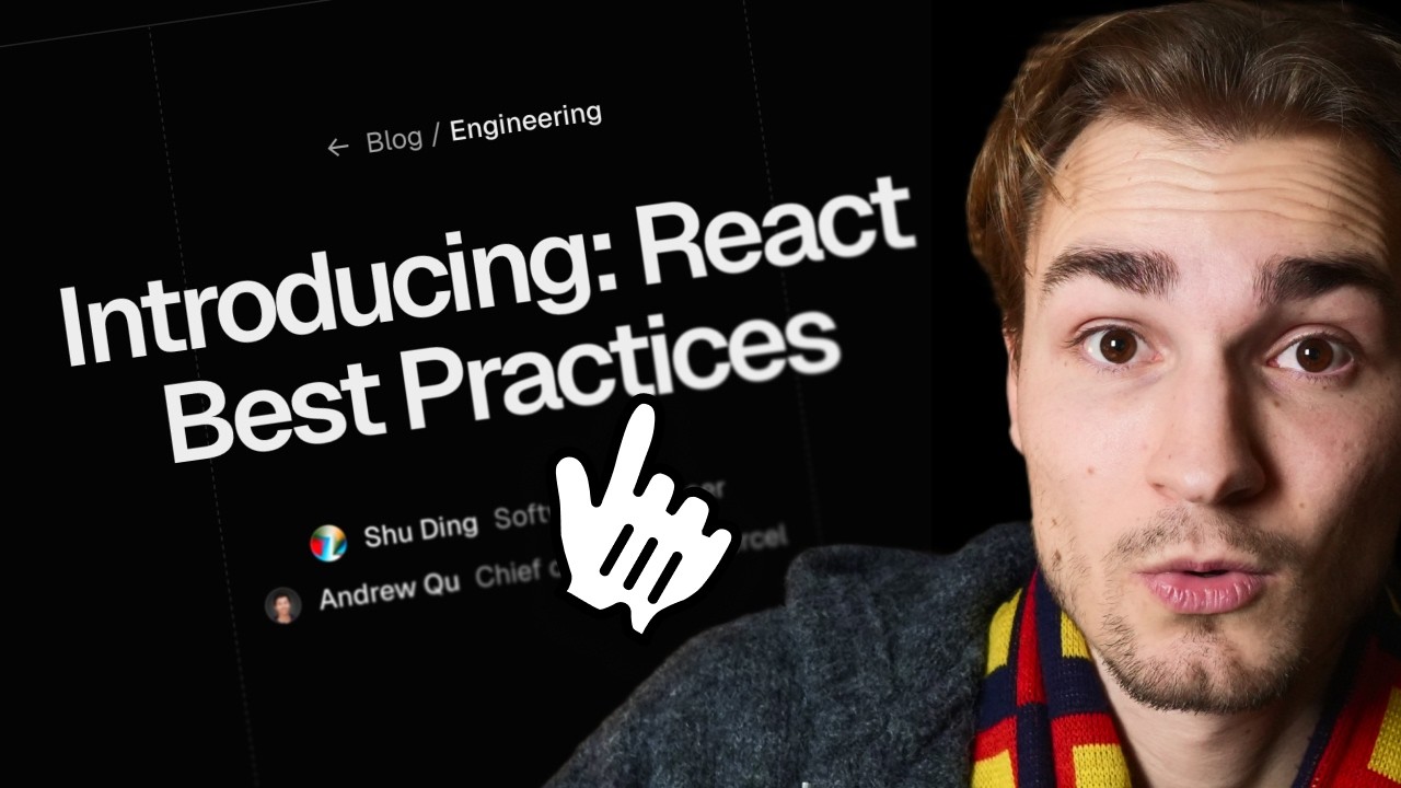Vercel Just Released 10+ Years Of React Best Practices… - YouTube