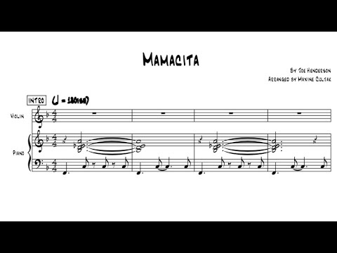 Mamacita - Joe Henderson (violin and piano) - YouTube