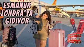 Esmanur Londraya Tatile Gidiyor İlk Defa Uçağa Bindi