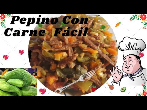 Video: Cómo Se Cocina La Carne Con Pepinos