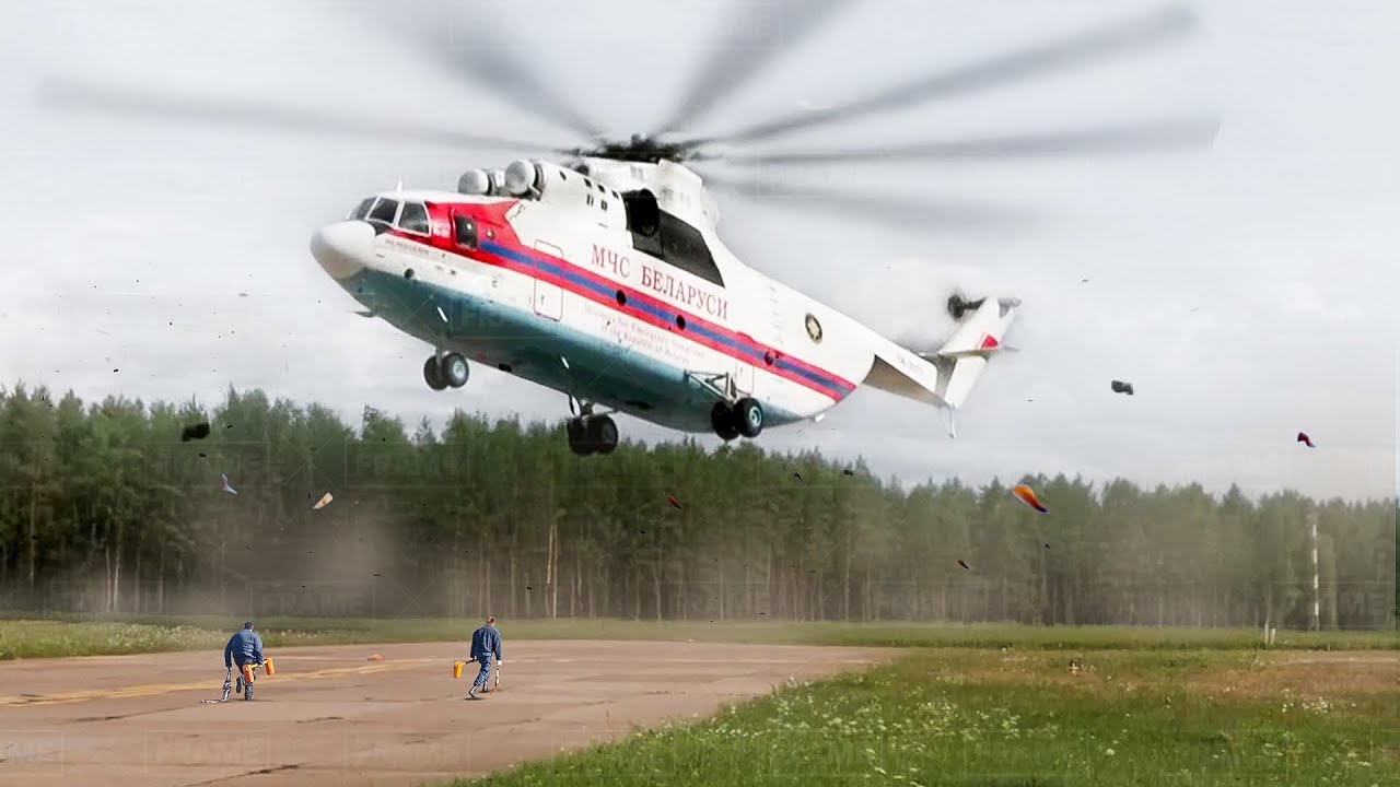 Insane Operations of World’s Largest Helicopter: Mi-26 in Action