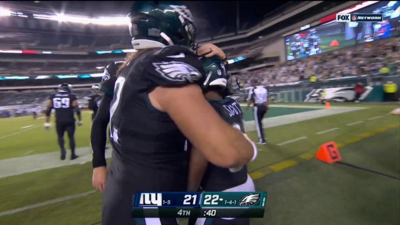 Boston Scott Game Winning Touchdown | Giants vs. Eagles | NFL