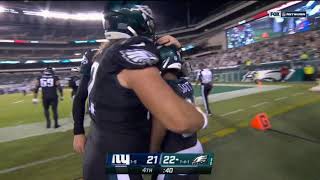Boston Scott Game Winning Touchdown | Giants vs. Eagles | NFL