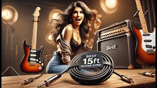 🎸 Fender Deluxe Series Instrument Cable | Best Guitar Cord 15FT 🎸