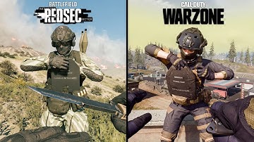Battlefield Redsec vs Call of Duty Warzone - Details & Gameplay Comparison