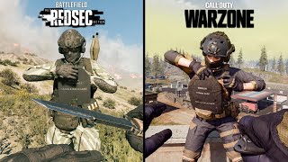 Battlefield Redsec Vs Call Of Duty Warzone - Details & Gameplay Comparison