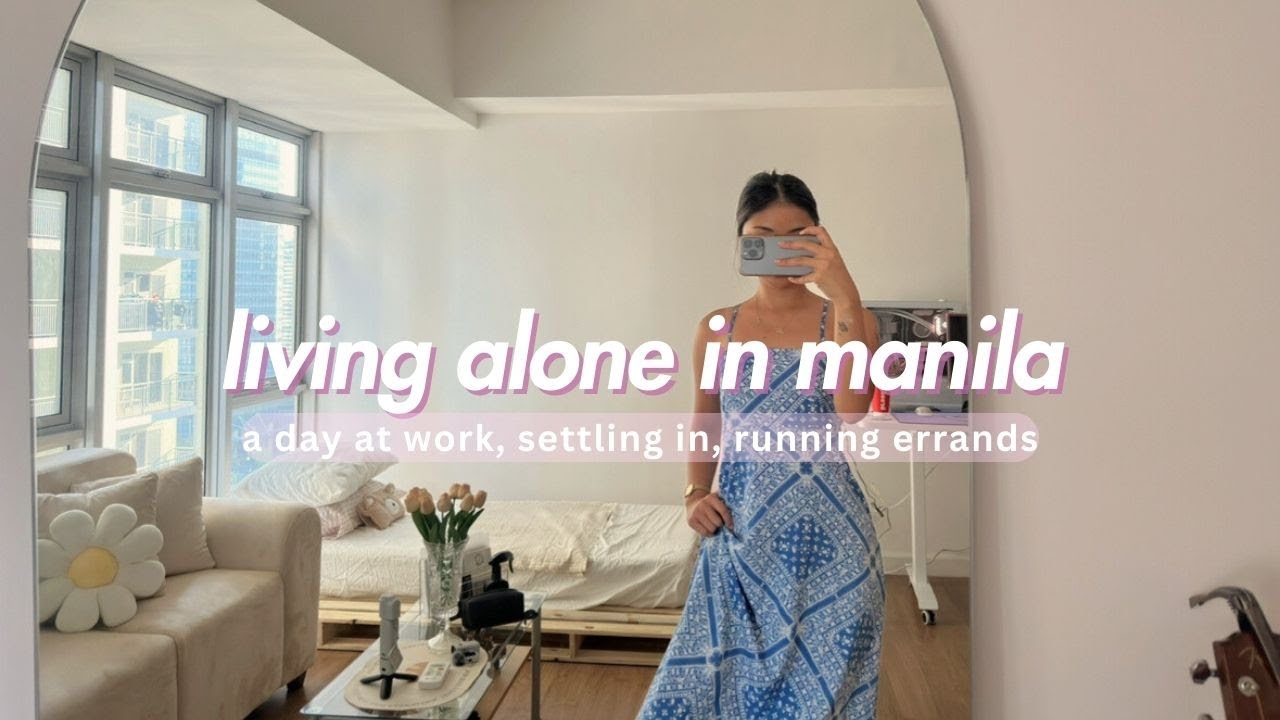 живу одна в Маниле | день на работе, неделя на новом месте и поиск кухонной техники ୨୧˚✧