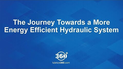 The Journey Towards a More Energy Efficient Hydraulic System