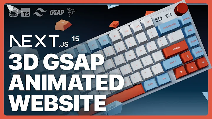 Build an Ecommerce Keyboard Website with Three.js, Next.js 15, GSAP, and Prismic - Full Course 2025