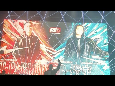 t-pablow vs r-指定　round1 フリースタイルリーグ　エキシビションマッチ