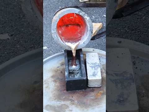 Pouring Molten Metal