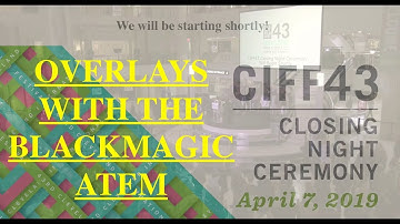 How to create graphics overlays with the Blackmagic ATEM Television Studio HD in under 2 minutes!