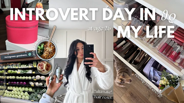 AN INTROVERT DAY IN MY LIFE 🎀 | baking cookies, grocery shopping, hair reset, + upkeeping my garden