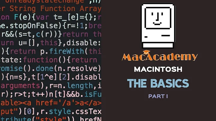 MacAcademy: Macintosh - The Basics Part 1