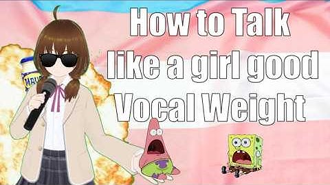 An ACTUALLY Simple Trans Voice Tutorial: Vocal Weight Transgender MTF Voice Training Guide
