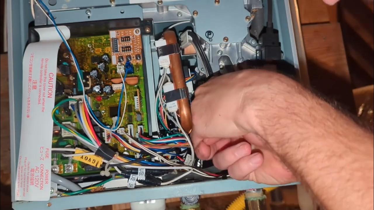 Man Tips Replace Tankless Hot Water Heater Mixing Valve YouTube