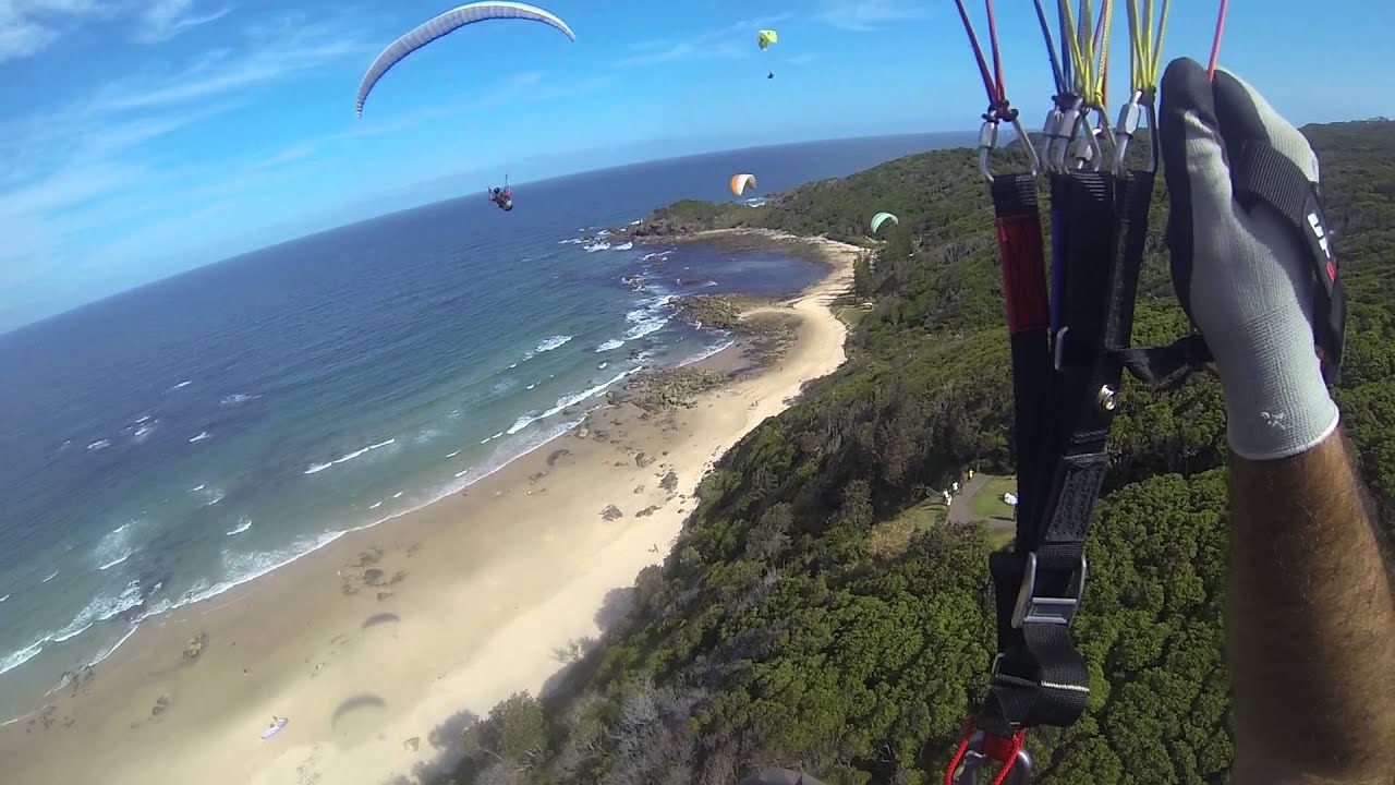 Paragliding at Harry's Look Out Port Macquarie Ecevit Demir YouTube